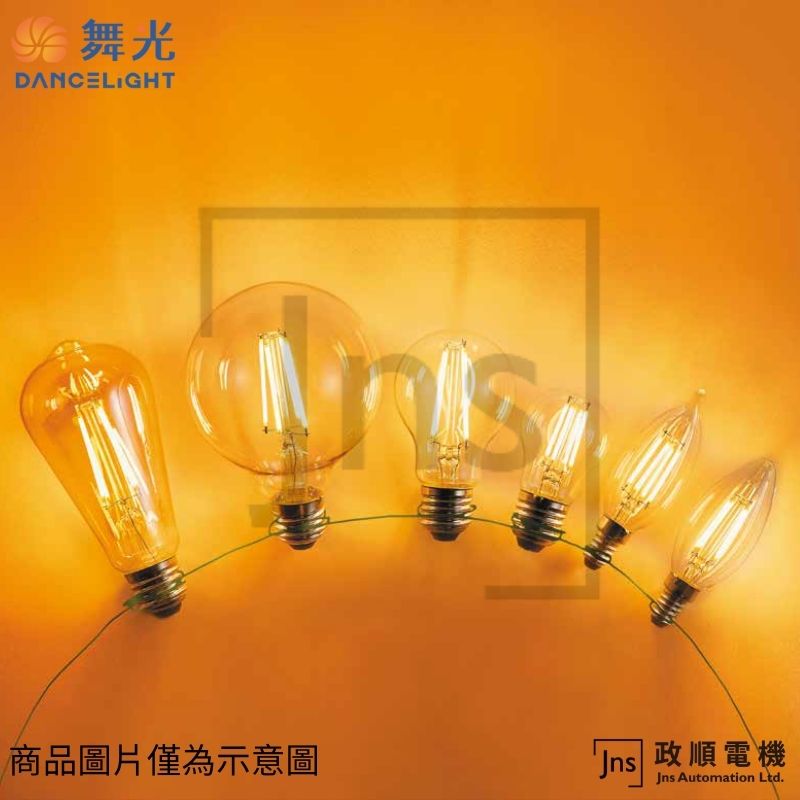 LED燈絲燈 LED-E27ED6YSTR3 6.5W 2300K-政順電機