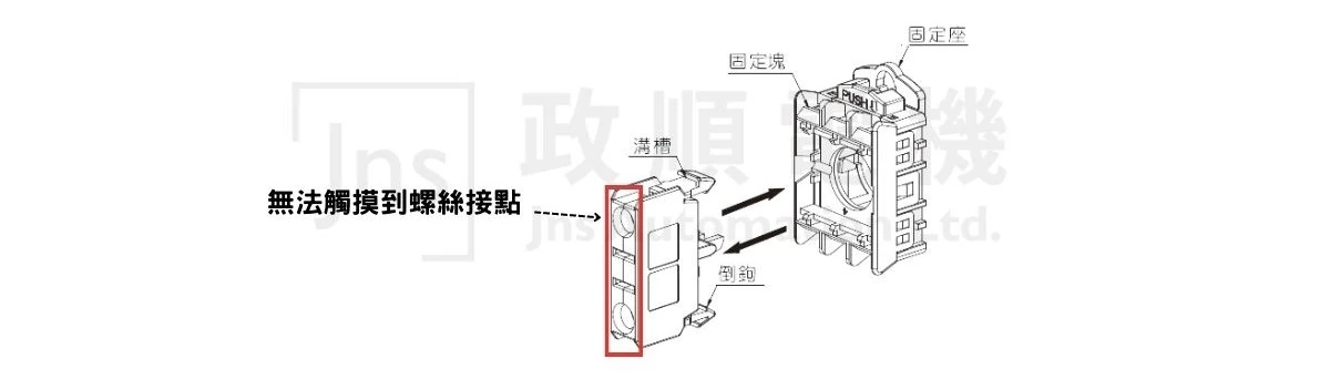 按鈕開關TT2防感電裝置 按鈕開關TT2防感電裝置
