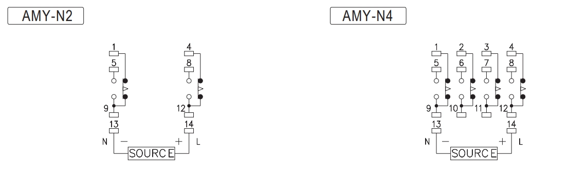 ANLY AMY-N多段限時繼電器