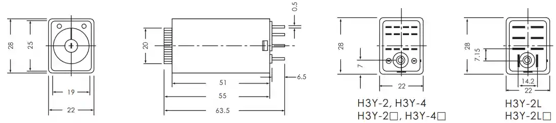 ANV H3Y-2,H3Y-4 露出型插座
