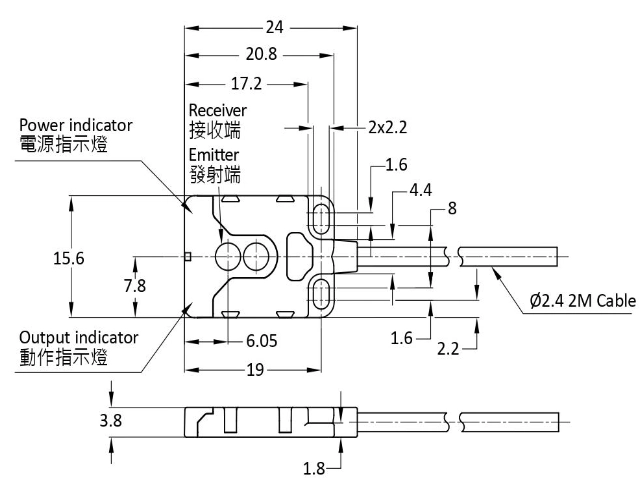 RIKO 微小薄形光電 MK6-DU03N RIKO 微小薄形光電 MK6-DU03N