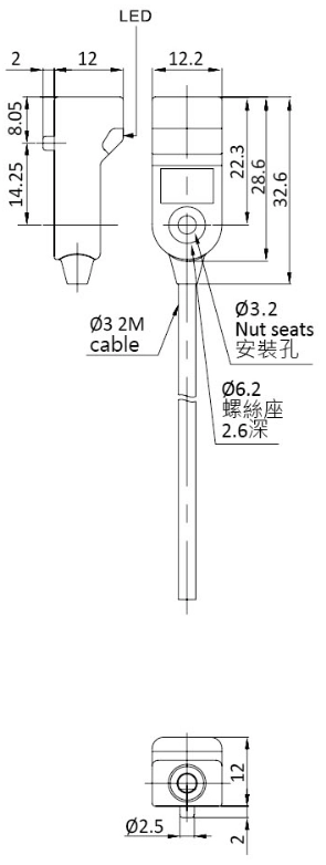 RIKO JN方形電感式近接開關 JN04-N3 RIKO JN方形電感式近接開關 JN04-N3