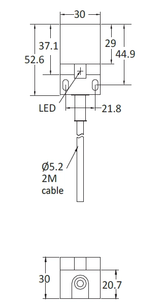 RIKO 方形電感式近接開關 SN10-N3 RIKO 方形電感式近接開關 SN10-N3