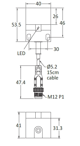 RIKO 方形電感式近接開關 SN20-N3