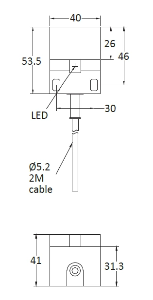 RIKO 方形電感式近接開關 SN20-N3