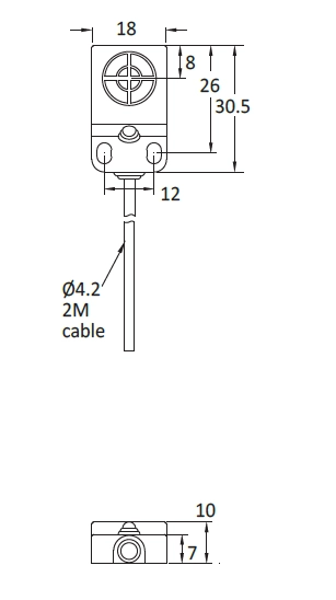 RIKO 方形電感式近接開關 SND04-N3