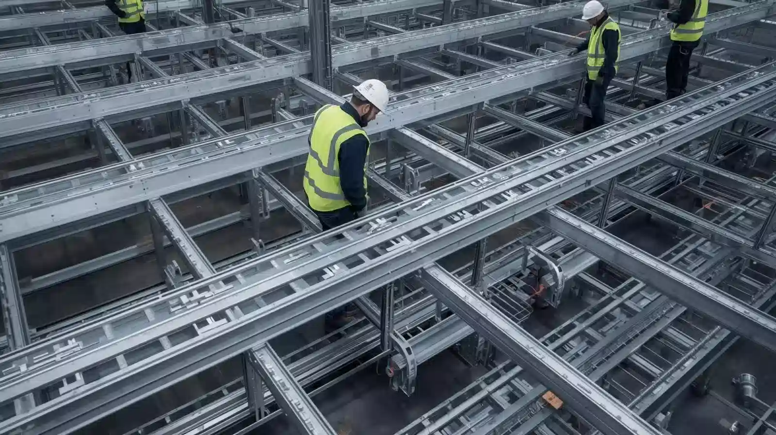 鋁製線槽線架安裝