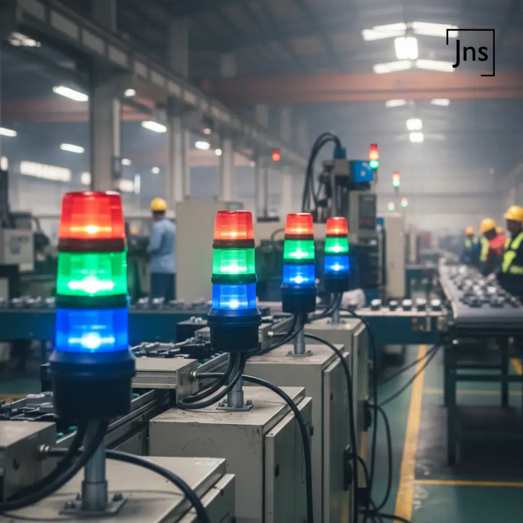 工業視覺訊號的守護者:積層警示燈的原理、標準與應用實務 基層式警示燈