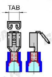 佳力平插網絕緣加銅套端子 