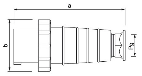 ETAN中繼型公插頭63_125A ETAN中繼型公插頭63_125A