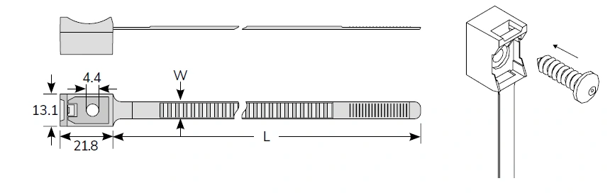PMA固定鎖式紮帶
